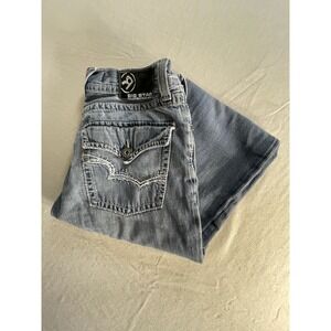 Big Star Pioneer Regular Boot Jeans Mens 32R Blue Medium Wash Cotton